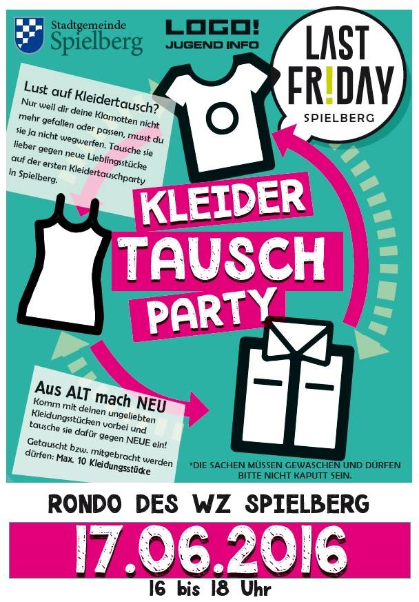 Kleidertauschparty und LAST FRIDAY Sommer Opening