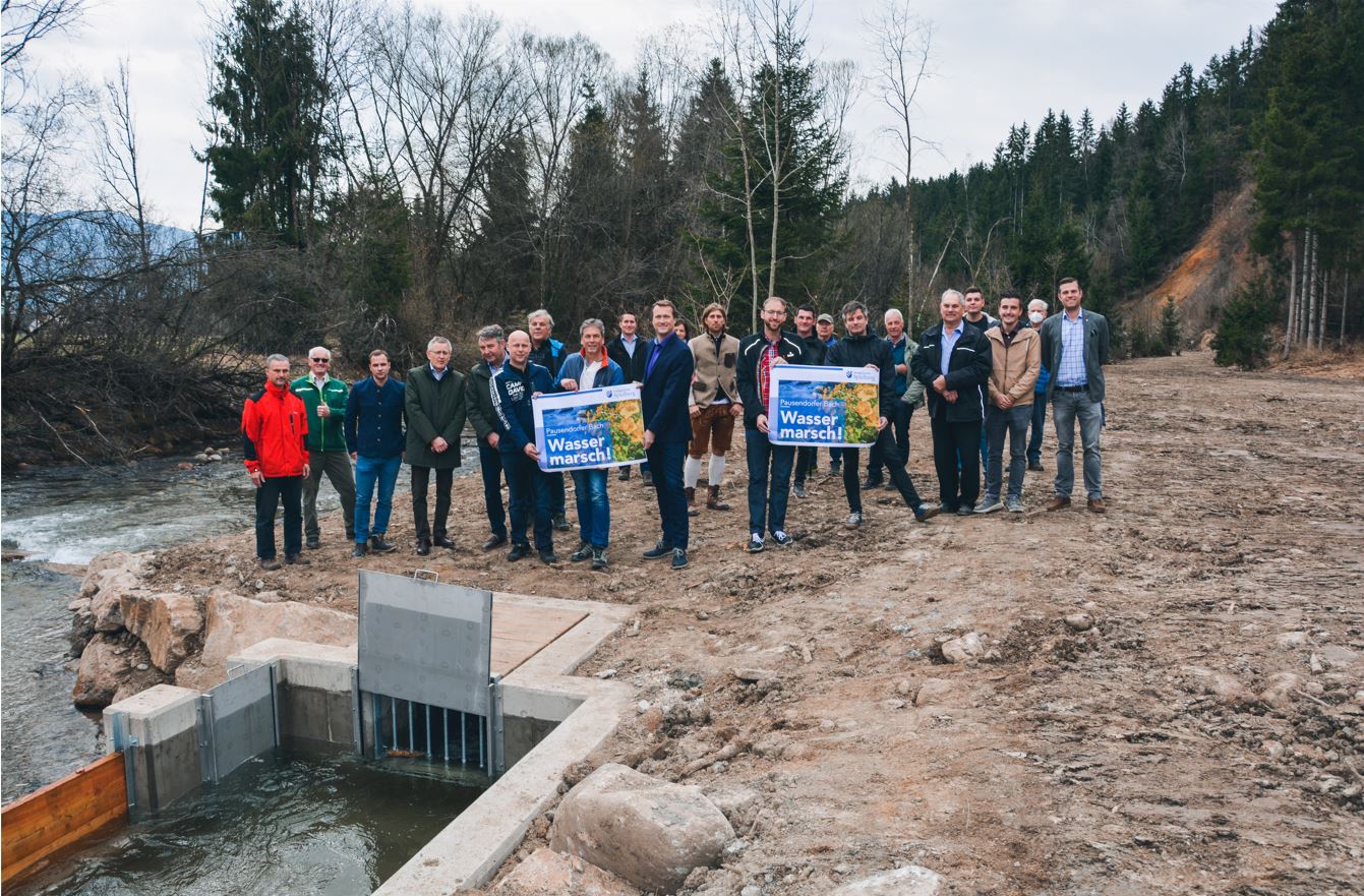 „Wasser marsch“ am Spielberger Pausendorfer Bach