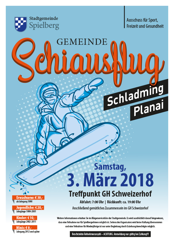 Gemeinde Schiausflug - Schladming